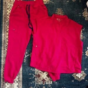 Figs High Waisted Joggers and Top Set